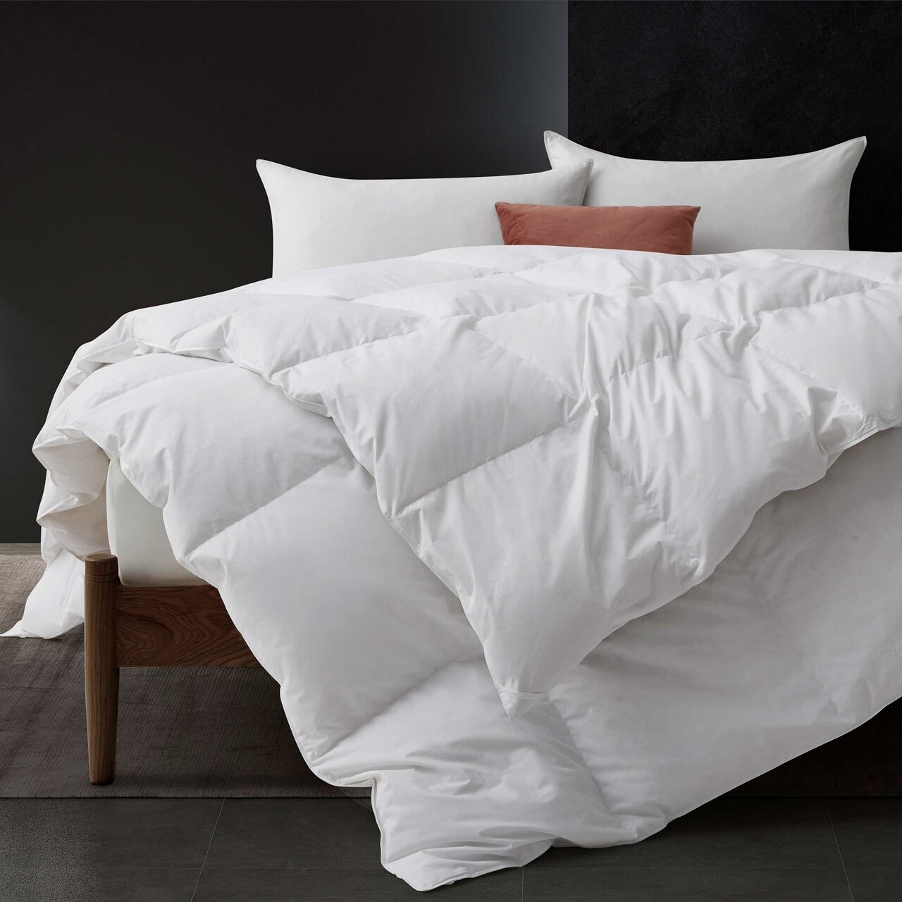 Weighted down discount comforter
